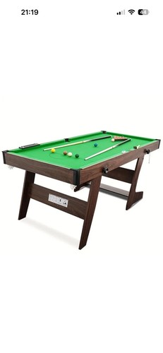 6ft foldable snooker - foldable,