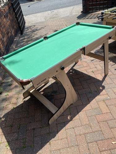 Pro 6ft folding snooker - 6ft,
