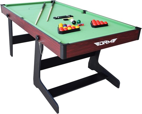 6ft folding snooker pool table - folding,