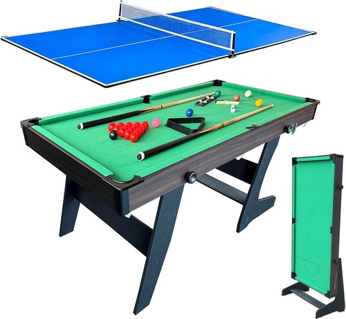 6ft folding snooker - 6ft,