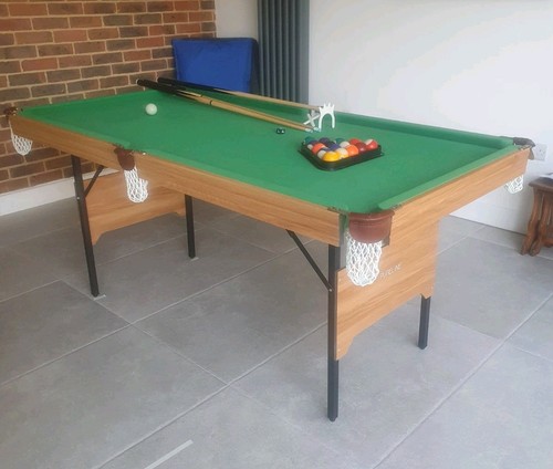 Pureline 6ft folding snooker - 6ft,