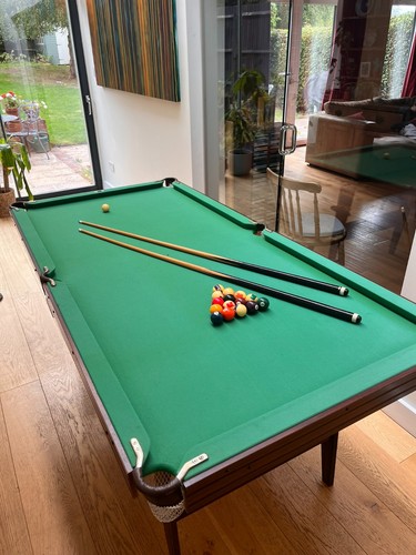 Snooker and pool table - and,