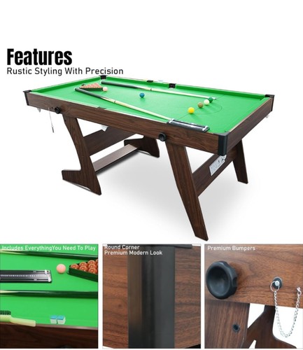 Folding 6ft snooker table - 6ft,