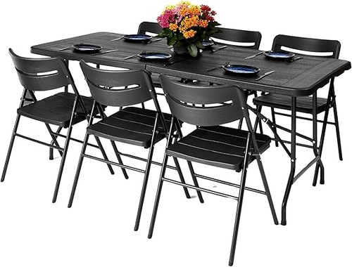 Novecrafto 6ft folding table - folding,